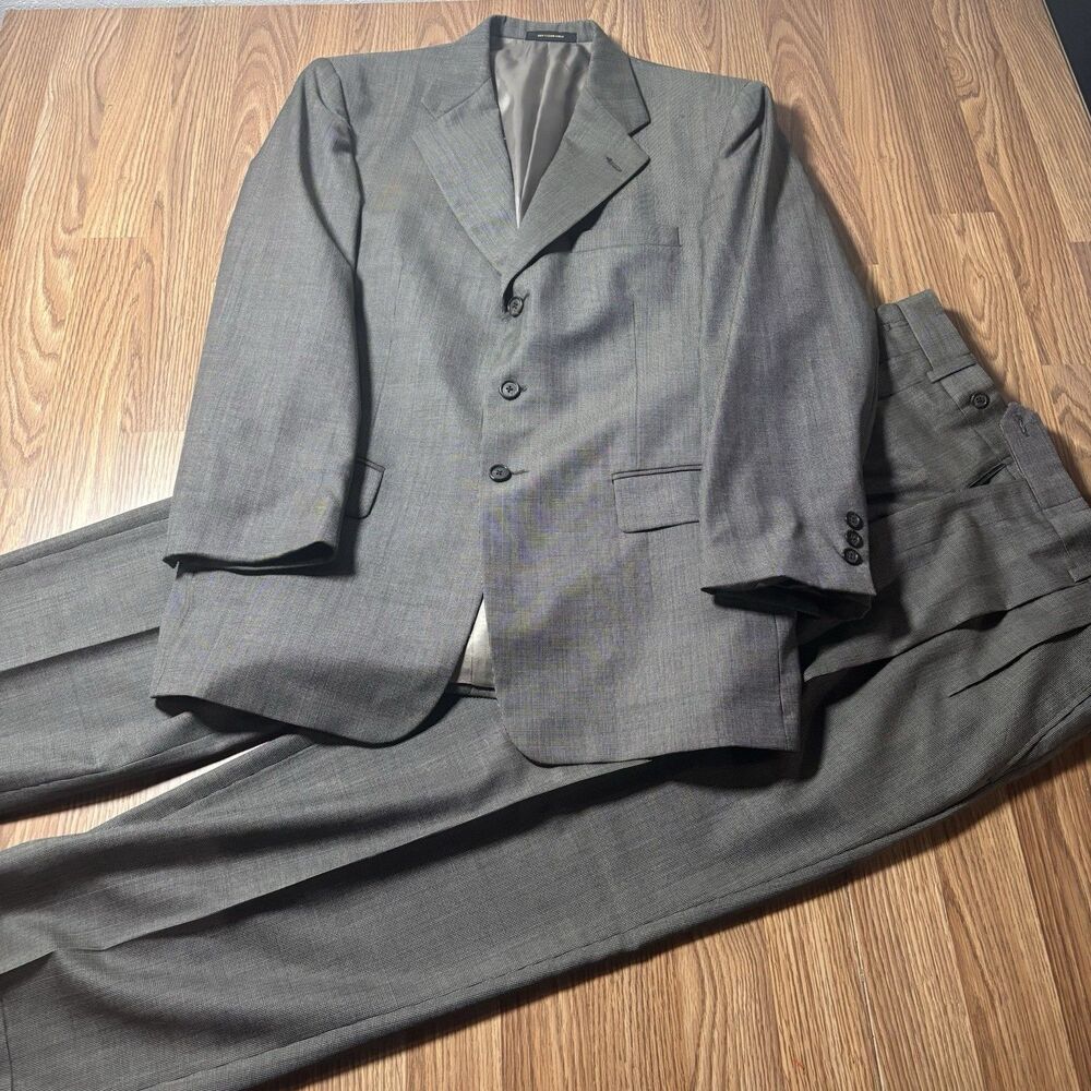 Givenchy Monsieur Wool Men’s Coat Suit Jacket Black Three Button Vintage